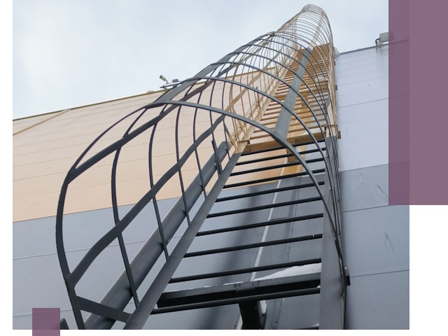 Изготовление и монтаж пожарных лестниц в Кинешме профессионально