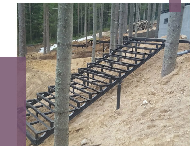 Монтаж металлических лестниц в Кинешме от 13392 руб. 