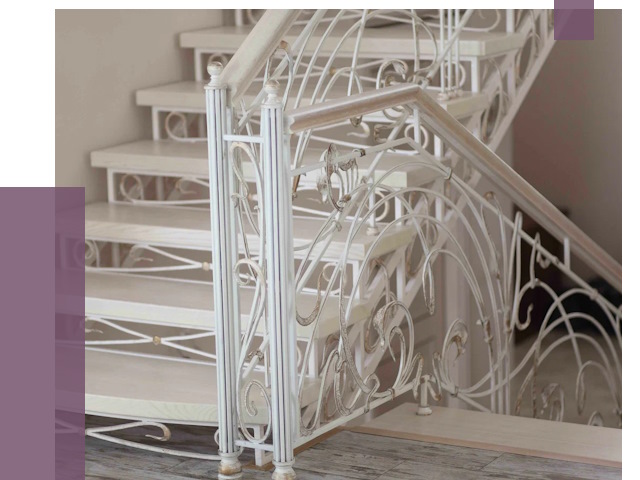 Изготовление кованых лестниц на заказ в Кинешме от 85910 руб. | ПРОЛЁТ-Кнш