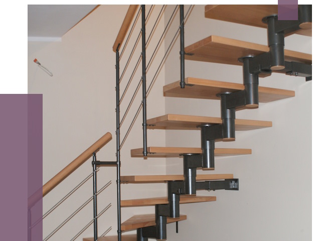 Изготовление модульных лестниц в Кинешме от 11370 руб. 