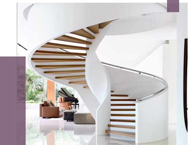 Винтовые лестницы в Кинешме под ключ от 48008 руб. | ПРОЛЁТ-Кнш