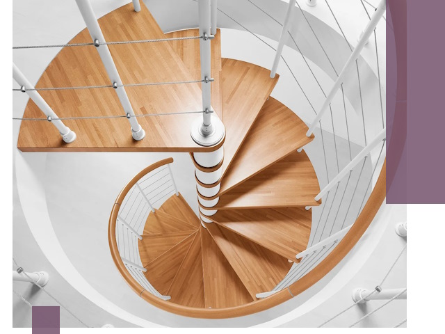 Изготовление винтовых лестниц под ключ в Кинешме