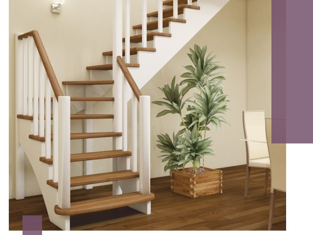 Г-образные лестницы под ключ в Кинешме — изготовление и монтаж