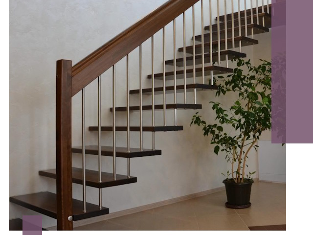 Лестницы на больцах под ключ в Кинешме – изготовление и монтаж