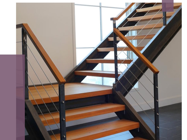 Изготовление лестниц на металлокаркасе в Кинешме от 18698 руб. | ПРОЛЁТ-Кнш