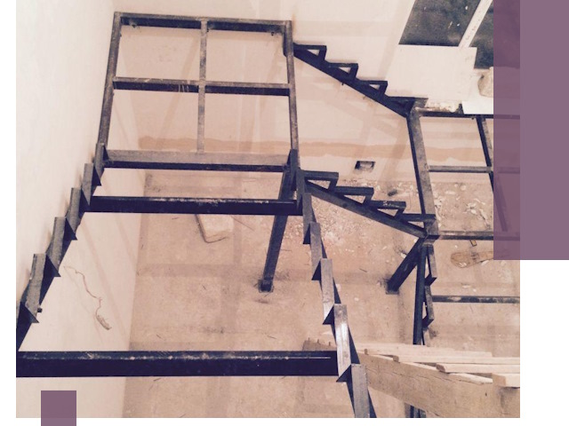 Монтаж лестниц на металлокаркасе в Кинешме быстро и качественно