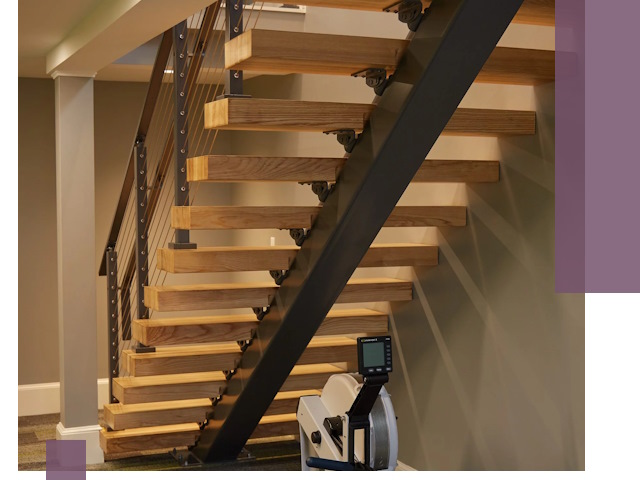 Лестницы на монокосоурах под ключ в Кинешме - изготовление и монтаж