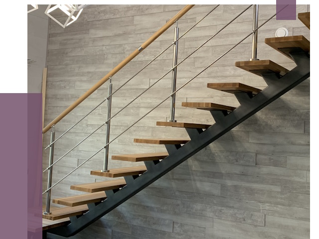 Изготовление лестниц на монокосоуре в Кинешме от 75297 руб. 