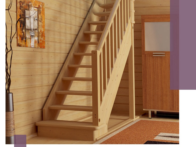 Лестницы эконом класса под ключ в Кинешме — недорого и быстро