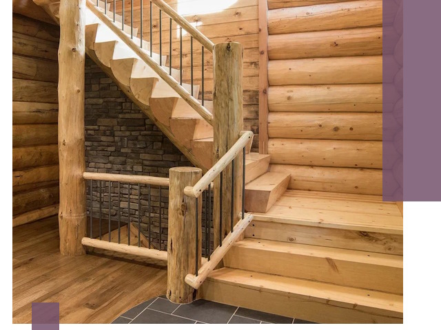 Лестницы в баню под заказ и профессиональный монтаж в Кинешме