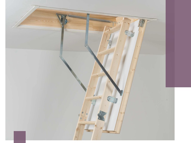 Установка чердачной лестницы под ключ в Кинешме