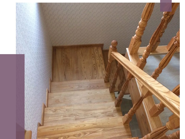 Сосновые лестницы в Кинешме под ключ от 7985 руб.  | ПРОЛЁТ-Кнш