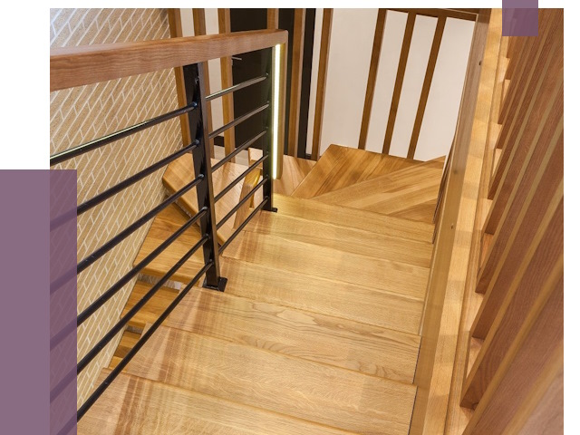 Лестницы из ясеня в Кинешме под ключ от 9905 руб. 