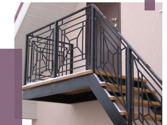 Металлические перила в Кинешме от 4245 руб.  | ПРОЛЁТ-Кнш