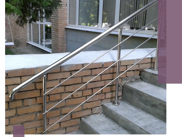 Перила из нержавеющей стали высокого качества в Кинешме