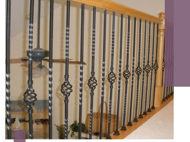 Изготовление и монтаж кованных перил в Кинешме под ключ