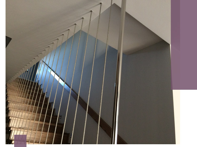 Тросовые перила под ключ в Кинешме — производство и монтаж