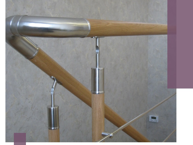 Комбинированные перила на заказ в Кинешме — монтаж и производство