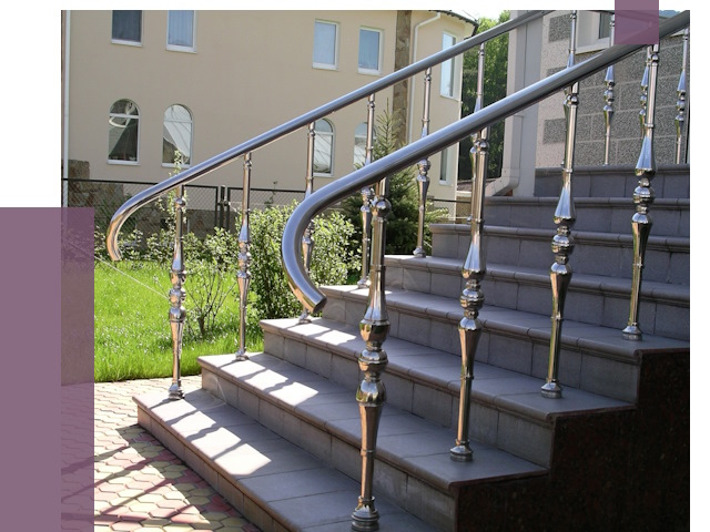 Перила для крыльца в Кинешме от 10612 руб. — монтаж ПРОЛЁТ-Кнш