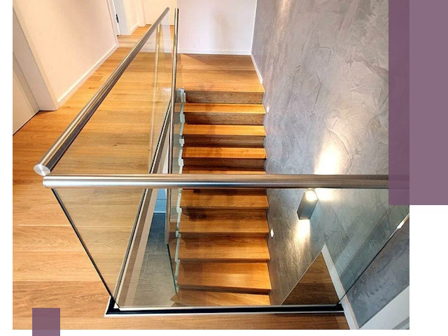 Перила для лестницы в доме — изготовление и монтаж в Кинешме