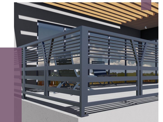 Изготовление балконных ограждений в Кинешме от 10612 руб. | ПРОЛЁТ-Кнш