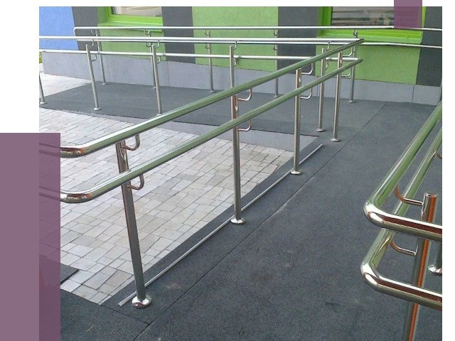 Ограждения пандусов в Кинешме от 4295 руб. монтаж | ПРОЛЁТ-Кнш