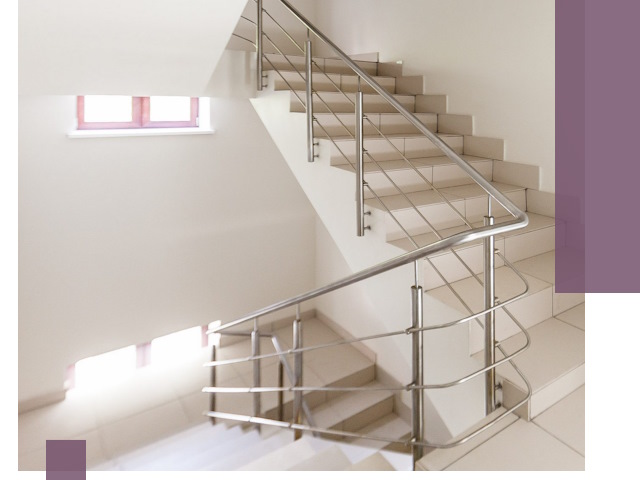 Установка и замена перил в подъезде в Кинешме