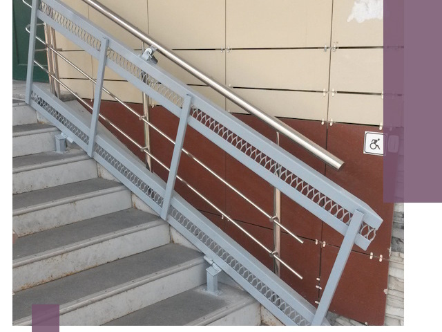 Изготовление откидных пандусов под ключ в Кинешме