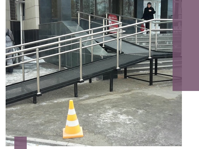 Стационарные пандусы под ключ в Кинешме — изготовление и монтаж