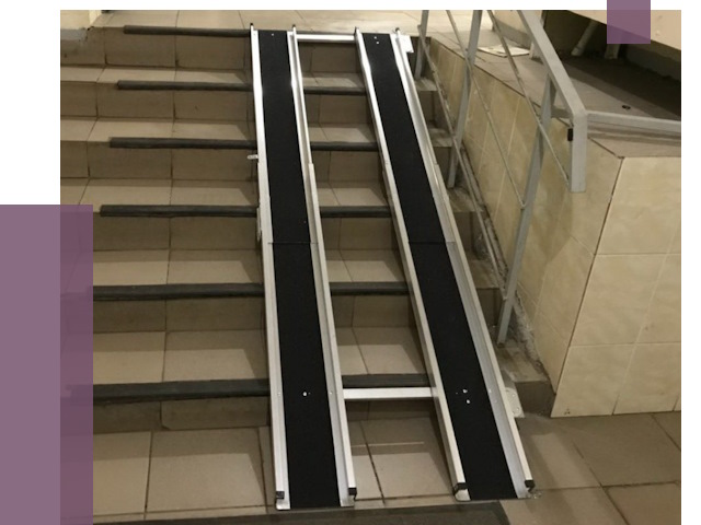 Установка пандуса в подъезд в Кинешме от 7883 руб. под ключ | ПРОЛЁТ-Кнш