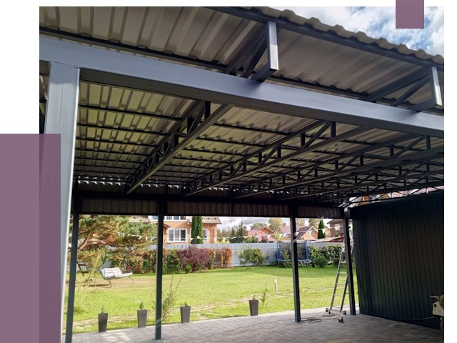 Монтаж навесов в Кинешме от 7277 руб. — установка навеса | ПРОЛЁТ-Кнш