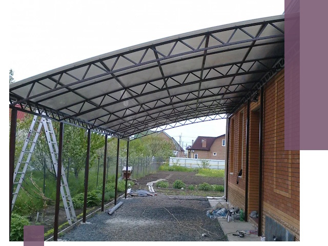 Профессиональный монтаж навесов под ключ в Кинешме