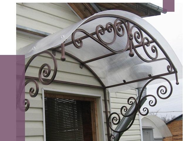 Изготовление козырьков в Кинешме от 7277 руб. — заказать | ПРОЛЁТ-Кнш