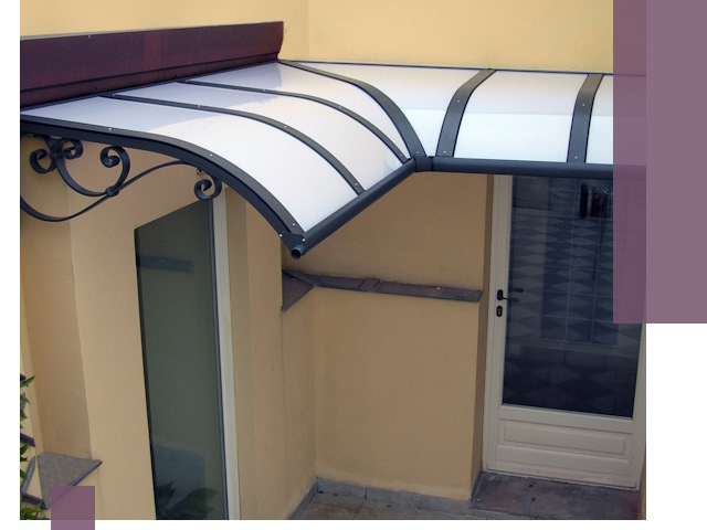 Монтаж козырьков любой сложности в Кинешме под ключ