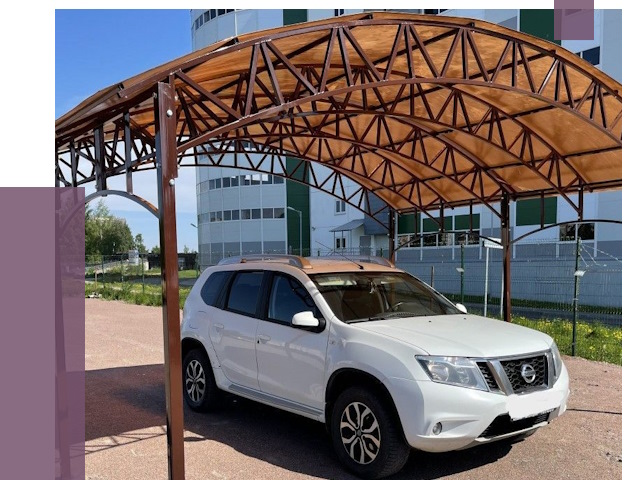 Недорогие навесы в Кинешме от 42449 руб. | ПРОЛЁТ-Кнш