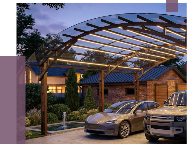 Металлические навесы в Кинешме от 12533 руб. под ключ — ПРОЛЁТ-Кнш