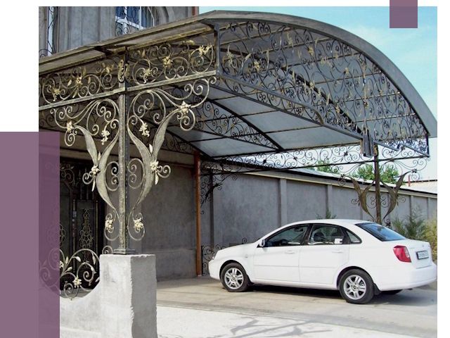 Кованые навесы в Кинешме от 14402 руб. | ПРОЛЁТ-Кнш