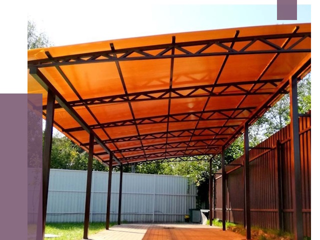 Односкатные навесы под ключ в Кинешме от 12987 руб. 