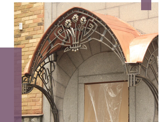 Арочные козырьки в Кинешме от 14402 руб. 