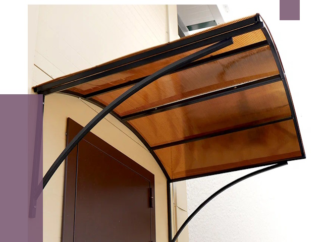 Недорогие козырьки в Кинешме от 7499 руб.  | ПРОЛЁТ-Кнш