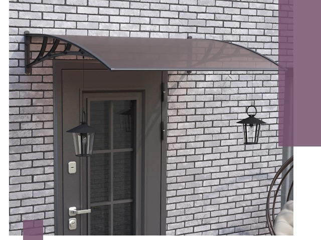 Недорогие козырьки и навесы под ключ в Кинешме