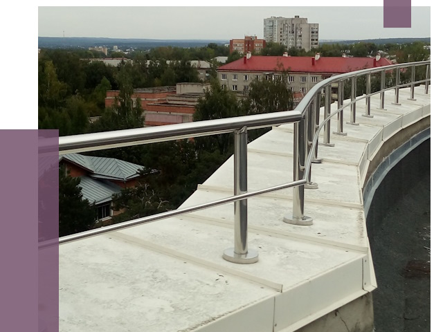 Парапеты и ограждения кровли в Кинешме от 4902 руб. 