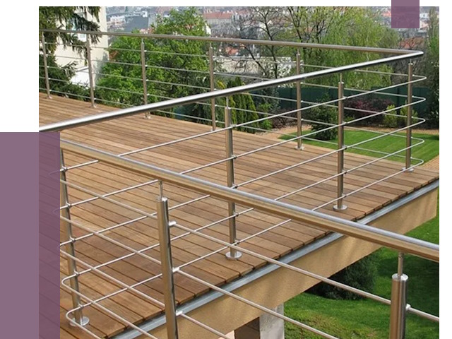 Алюминиевые парапеты в Кинешме под ключ от 7681 руб. 