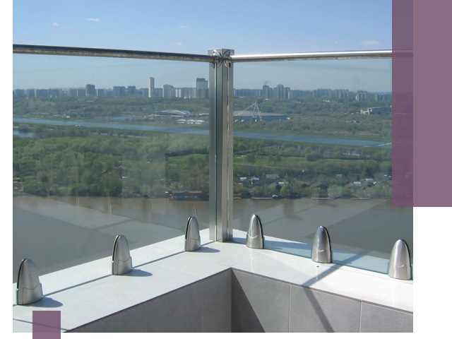 Стеклянные парапеты премиум класса в Кинешме для домов и бизнесов