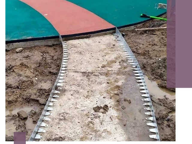 Металлические бордюры для дорожек в Кинешме — монтаж и изготовление