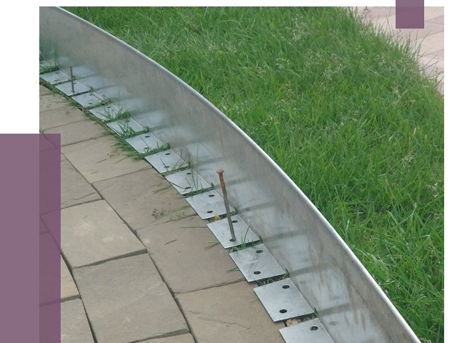 Металлические бордюры для тротуаров в Кинешме от 8591 руб.