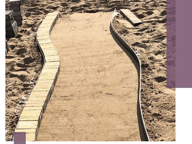 Металлические бордюры для тротуаров в Кинешме — прочные и долговечные