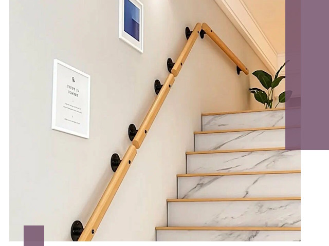 Поручни металлические и деревянные под ключ в Кинешме