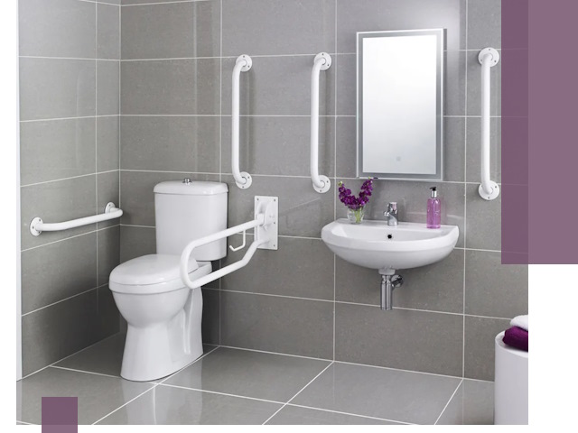 Поручни для санузлов в Кинешме: установка, ремонт и монтаж