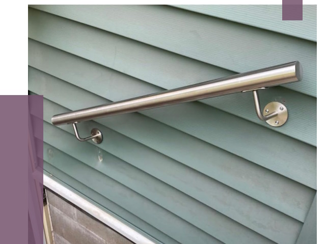 Поручни из нержавеющей стали в Кинешме от 7580 руб.  | ПРОЛЁТ-Кнш